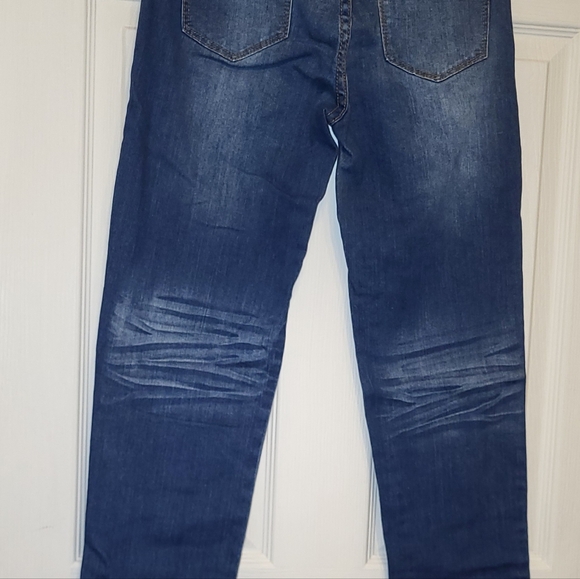 L&B (lucky and blessed) Junior girls blue denim Jeans Size 4 - Picture 2 of 8